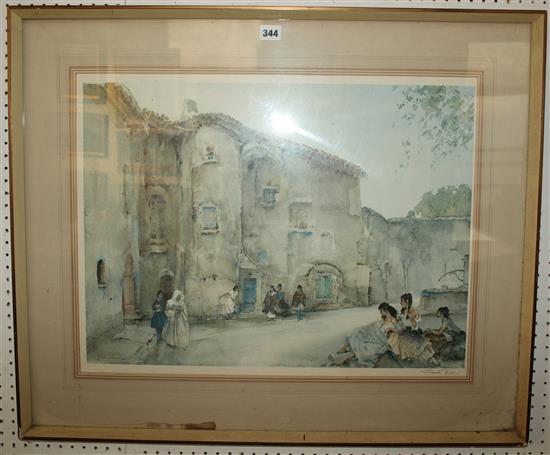 Two William Russell Flint prints